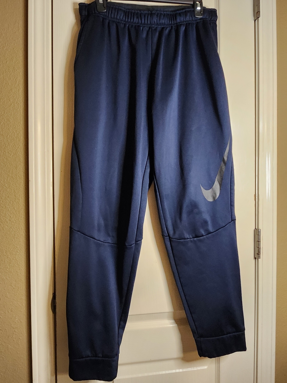 Nike Navy Joggers with Reflective Swoosh